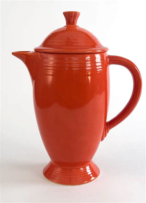 Red Vintage Fiestaware Coffeepot