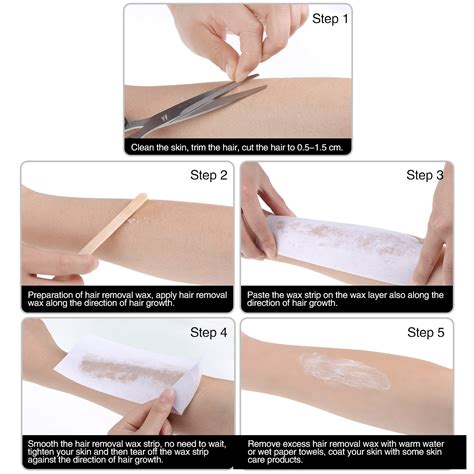 Pieces Wax Strips Hair Removal Waxing Strips Facial Body Epilating