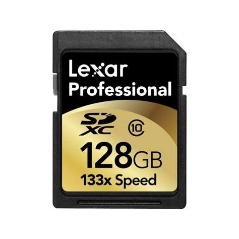 Professional SDXC Memory Card from Lexar Has 128GB Capacity