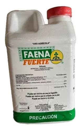 Faena Fuerte Herbicida Glifosato Env O Gratis