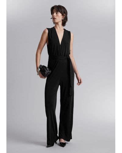 Black Other Stories Jumpsuits And Rompers For Women Lyst