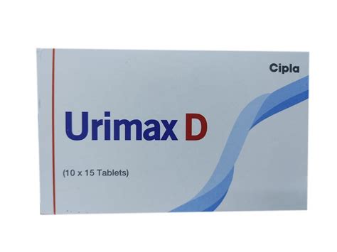 Cipla Urimax D Tablets At Rs 525box Mumbai Id 23778586430