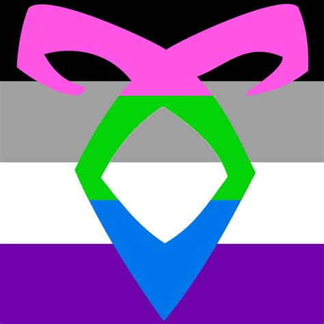 Pin Von Asexual Aces Auf Ace Flags With Symbols For Various Romantic Orientations