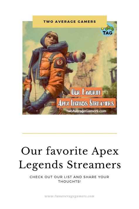 Apex Legends Streamers Gamer Tags Streamers Battle Royale Game