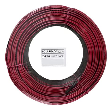 Cable Rojo Negro X Polarizado D Plex M Mercadolibre