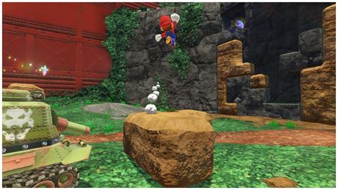 Wooded Kingdom Power Moon 05 - Behind the Rock Wall - Super Mario ...