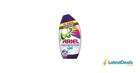 Ariel Colour Washing Liquid Laundry Detergent Gel 35 Washes 147l £6