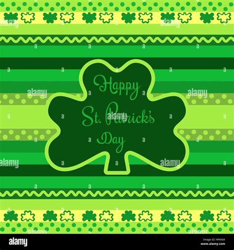 Shamrock Frame Border Stock Vector Image And Art Alamy