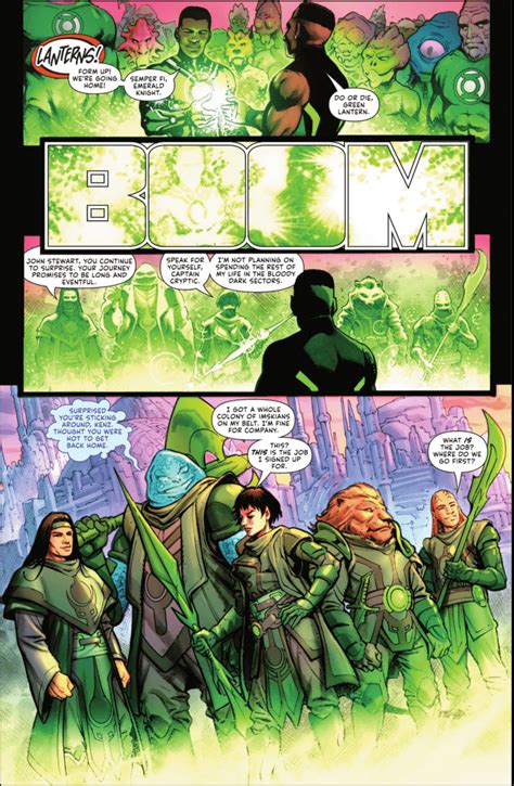 Dc Comics And John Stewart Emerald Knight 1 Spoilers And Review Hypertime Explained In Post Dark