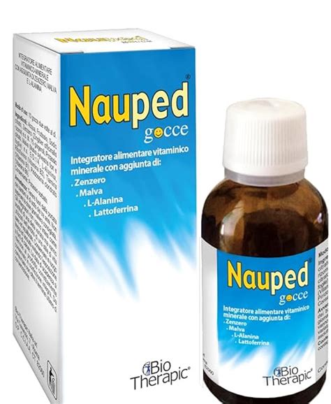 Nauped Gocce Integratore Vitaminico Minerale Flaconcino Da Ml