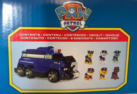 Paw Patrol Chases Total Team Rescue Police Cruiser Vehicle W Pups