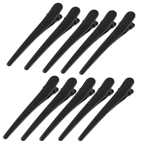 New Pcs Black Plastic Single Prong Diy Hairstyle Alligator Hair Clip