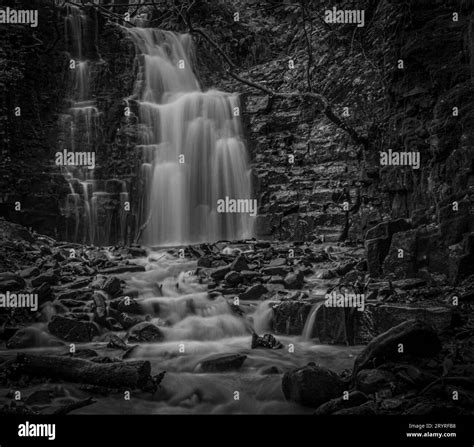 Cascades Waterfall Black And White Stock Photos And Images Alamy