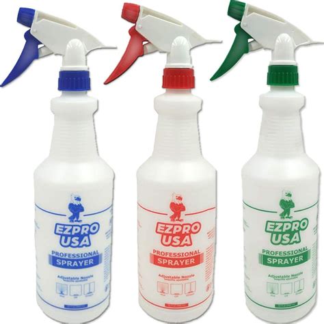 Amazon EZPRO USA Transparent Commercial Spray Bottles For Cleaning