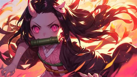 Download Nezuko Demon Form Artwork Wallpaper