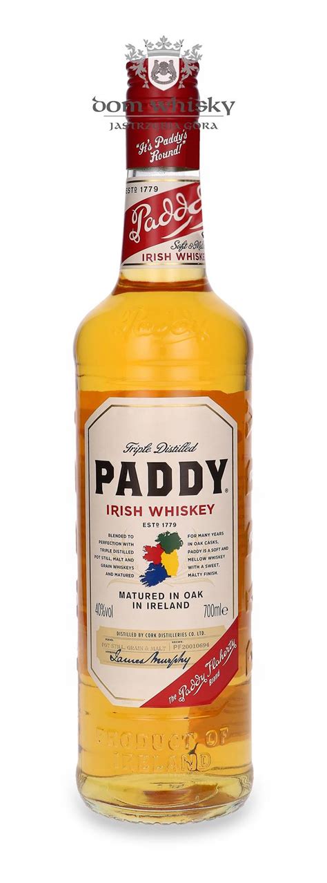 Paddy Irish Whiskey 40 07l Dom Whisky