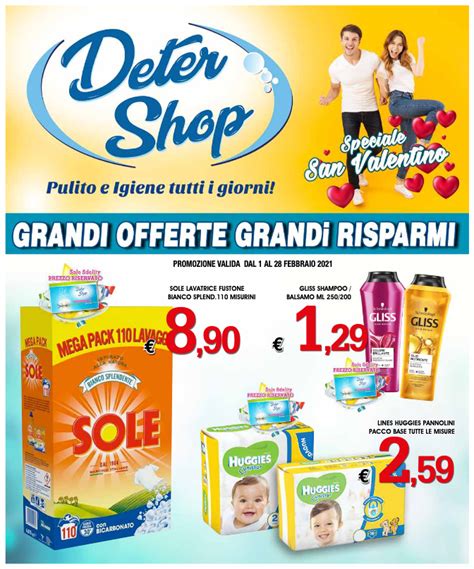 NUOVO VOLANTINO DETERSHOP COSENZA PRIME