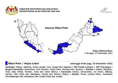 Jabatan Meteorologi Malaysia On Instagram AMARAN RIBUT PETIR