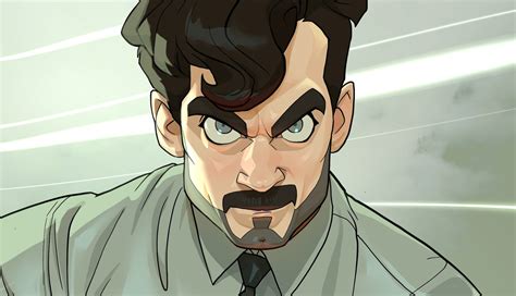 1336x768 Cartoon Henry Cavill As August Walker In Mission Impossible ...