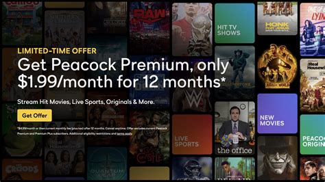 Peacock TV Premium Subscription On Sale for $19.99/Year or $1.99/Month ...