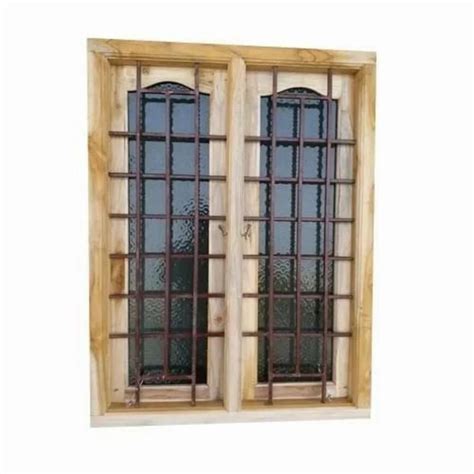 Brown Rectangular Teak Wood Window Frame Grade Of Material A Grade At