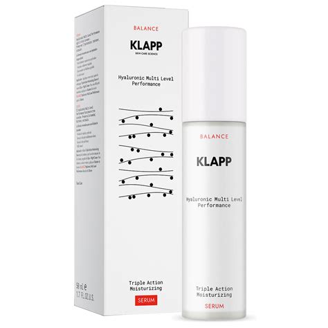 Klapp Hyaluronic Multi Level Performance Triple Action Moisturizing