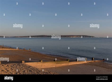 milford on sea coastal sunset Stock Photo - Alamy