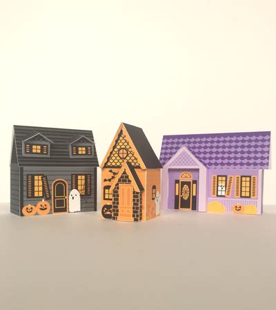 Haunted House Paper Craft Printable