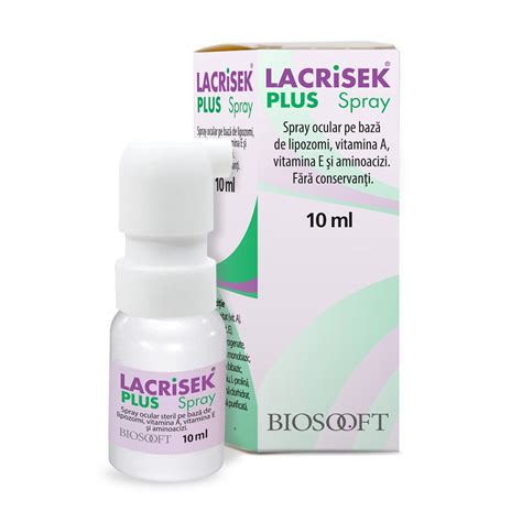 LACRISEK PLUS SPRAY X 10 ML 63 55 Lei Larafarm Ro