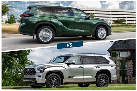 2023 Toyota Highlander Vs 2023 Toyota Sequoia Capital One Auto Navigator