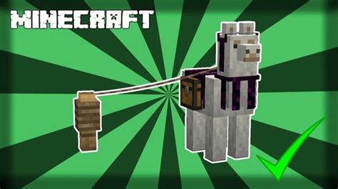 Guide Tape Par Tape Comment Apprivoiser Un Lama Dans Minecraft