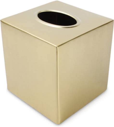 Tissue Doos 12 5x12 5xH12 5cm Goud Vanity Bol