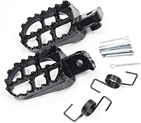 Amazon Qazaky Black Aluminium Foot Pegs Rest Footrest Footpegs