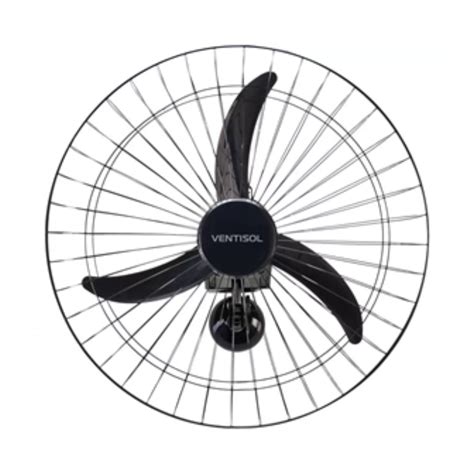 Ventilador De Parede Ventisol Bivolt 200w 60cm Sistema Oscilante E