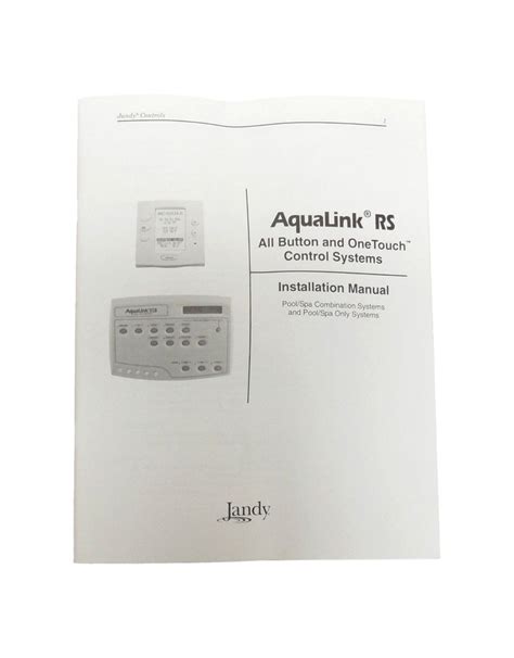 Jandy Aqualink Rs Manual