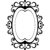 Wallstickers Folies Frame Wall Stickers