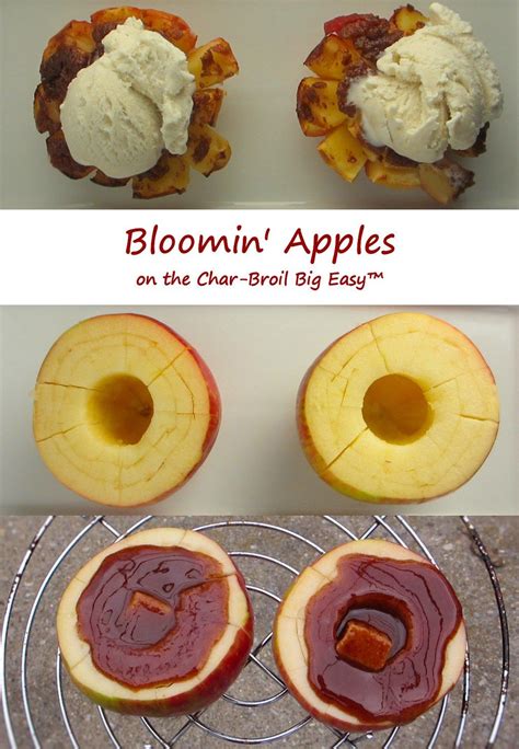 Bloomin Apples On The Char Broil Big Easy Campfire Cooking Oven