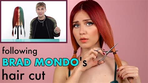 I Try Brad Mondo S Hair Cut On Myself Youtube