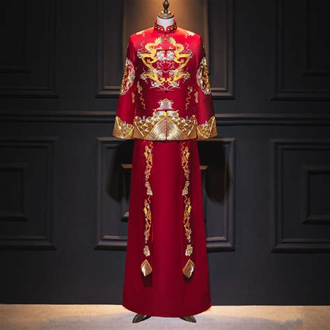 2022 New Chinese Traditional Wedding Dress Men S Chinese Wedding Groom