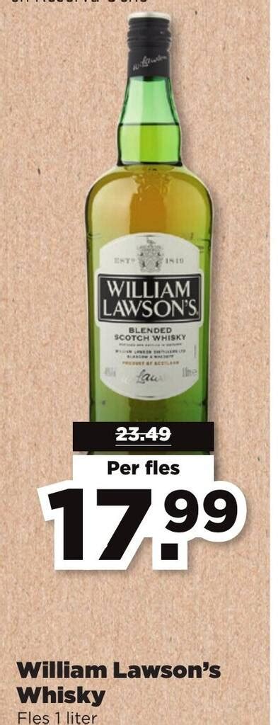 William Lawson S Whisky 1 Liter Aanbieding Bij PLUS