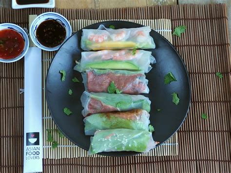 Springroll Met Vlees Lekker Eten Met Linda