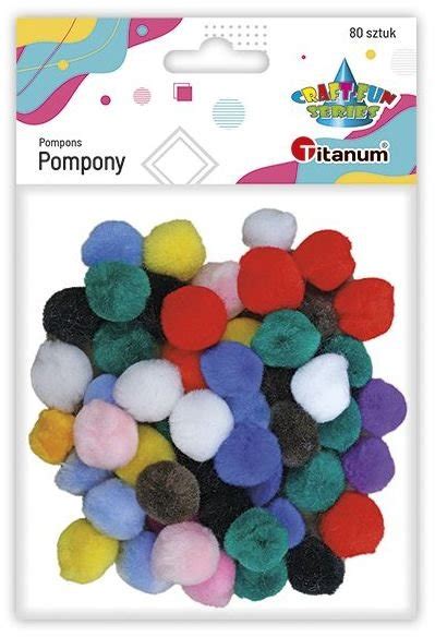 Pompony Akrylowe Op 80Szt 1 5Cm Mix Craft Fun Inny Producent