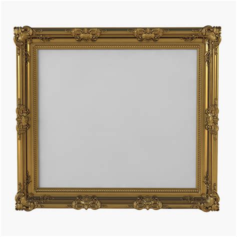 Classic Wooden Frame 3d Model 36 Max Free3d