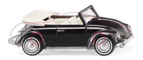 Vw K Fer Cabriolet Typ Modell Schwarz Innen