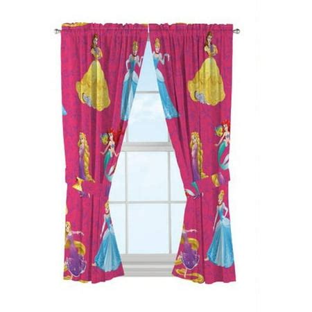 Disney Princess 'Princess Journey On' Girls Bedroom Curtains, 1 Each ...