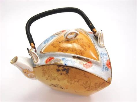 Triangle Shaped Teapot Vintage Japan By Schatzinsel On Etsy 3850