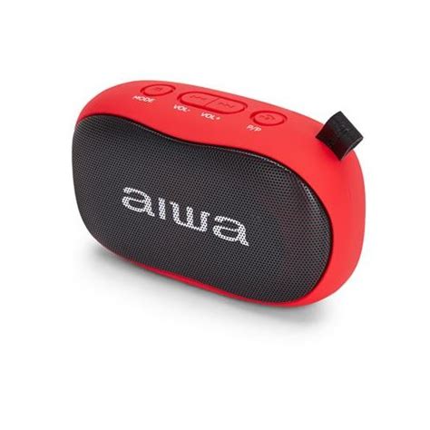 ALTAVOZ BLUETOOTH AIWA BS 110 RED BT 5 0 MICRO INTEGRADO 2x5W RMS