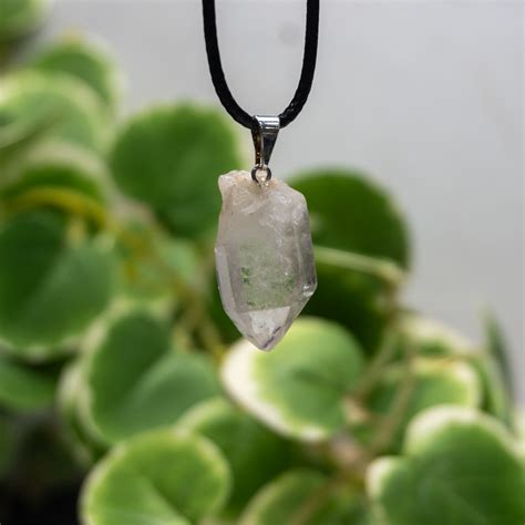 Raw Quartz Necklace Random The Crystal Council