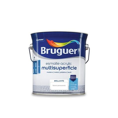 Bruguer Esmalte De Color Acrylic Multisuperficie Blanco 4 L