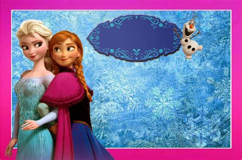 Kit De Frozen Con Orilla Fucsia Para Imprimir Gratis Ideas Y Free